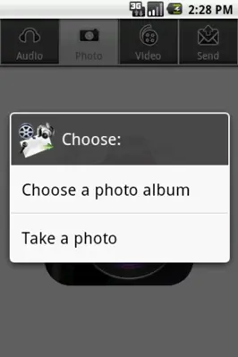 Audio, Photo, Video to E-Mail android App screenshot 3